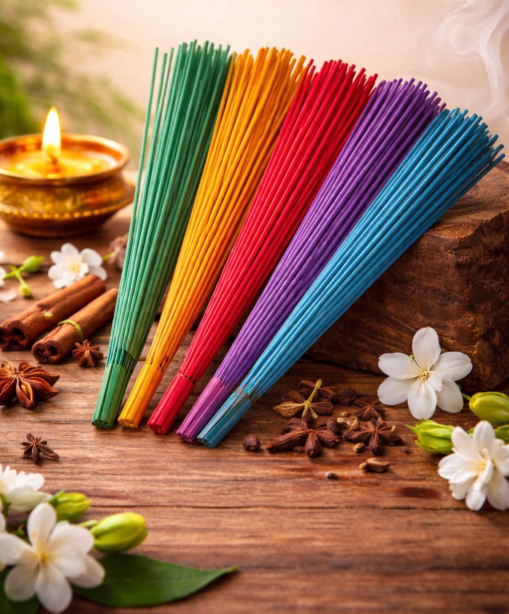 Charcoal-free masala incense sticks - Jizo Agarbatti